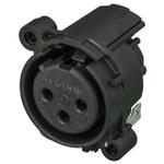 Neutrik NC3FXX-B XLR Female Connector (XX-Series) (Black