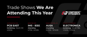 Find the Component Dynamics Team at 2026 Exhibitions